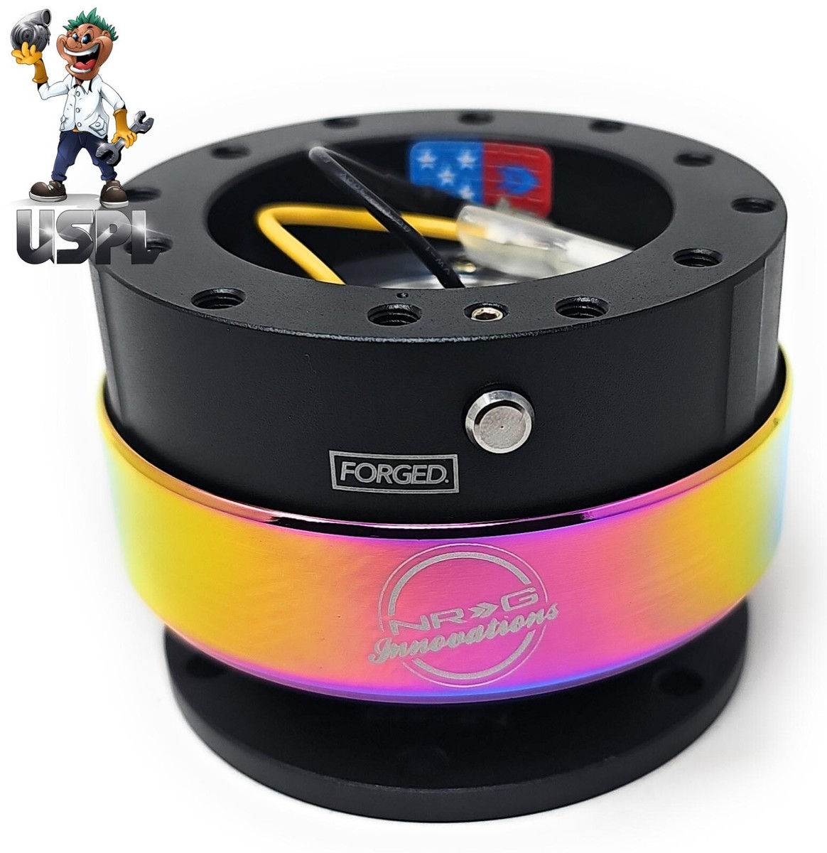 New NRG Innovations FORGED Gen. 2 Quick Release SRK-200BK-MC +USPL 