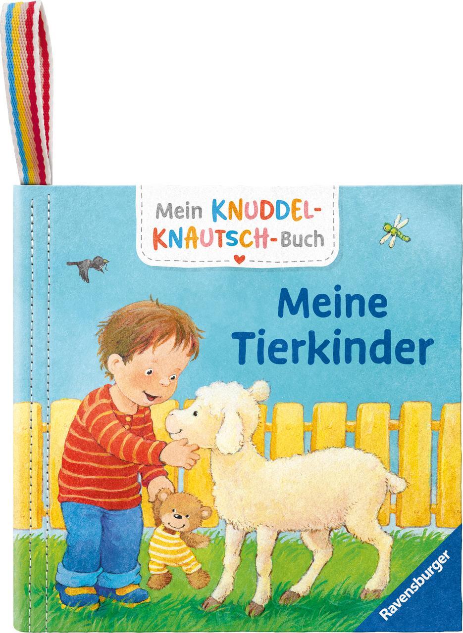 Thumbnail - Mein Knuddel-knautsch-buch: Meine Tierkinder Weiches Stoffbuch,
