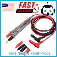 Multimeter Test Leads for Fluke Meter Gold Plated Electrical Probes 1000V 20A