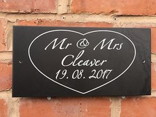 Wedding Present / Gift commemorative plaque. original gift idea! FREE DELIVERY