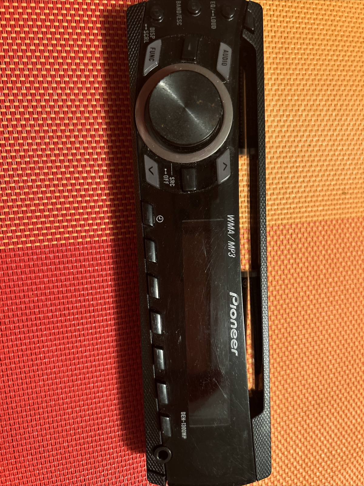 Pioneer DEH1300MP Car Stereo Faceplate WMA/MP3 Used Untested Sold as