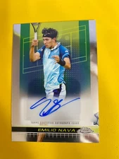 DA83906 2024 Topps Chrome Tennis Autograph  AUTO Emilio Nava