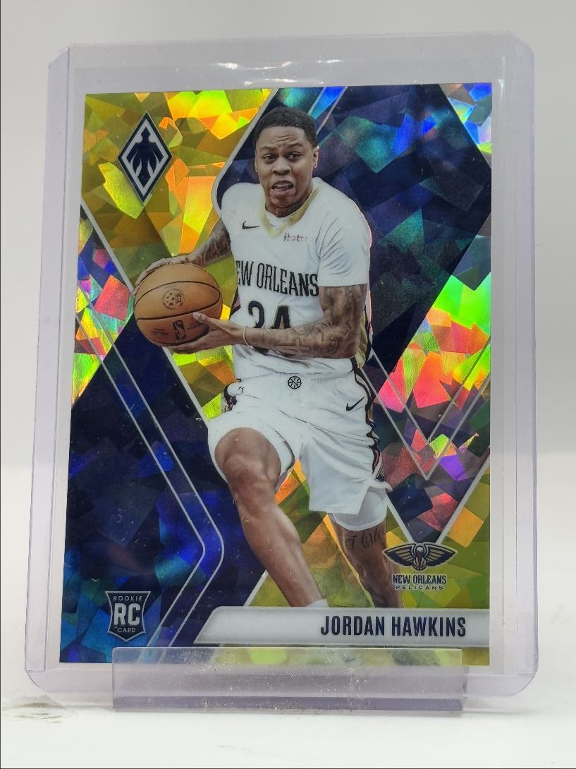 JORDAN HAWKINS 2023-24 PHOENIX ROOKIE YELLOW ICE PELICANS #254 RC /175 Q1702