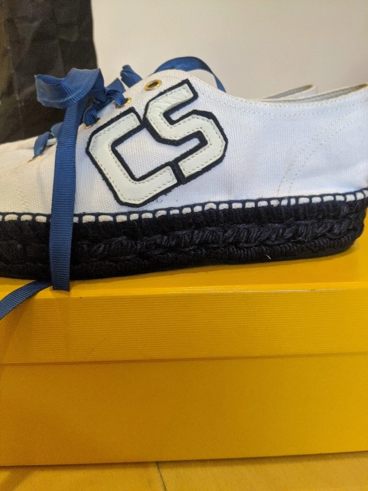 CAR SHOE Canvas Summer Bianche 37 NUOVE CON SCATOLA - Imagen 3 de 4