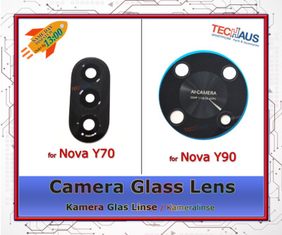 Kameralinse Kamera Glas Scheibe für Huawei Nova Y70 / Nova 90 Camera Lens Glass