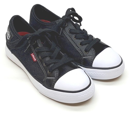 Levi's Ragazzi STAN Buck C Denim Scarpe Nero Denim Misura a Scelta | eBay