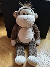 Build A Bear Monkey Plush Brown Happy Smiling Chimp Stuffed Animal  Approx 18"
