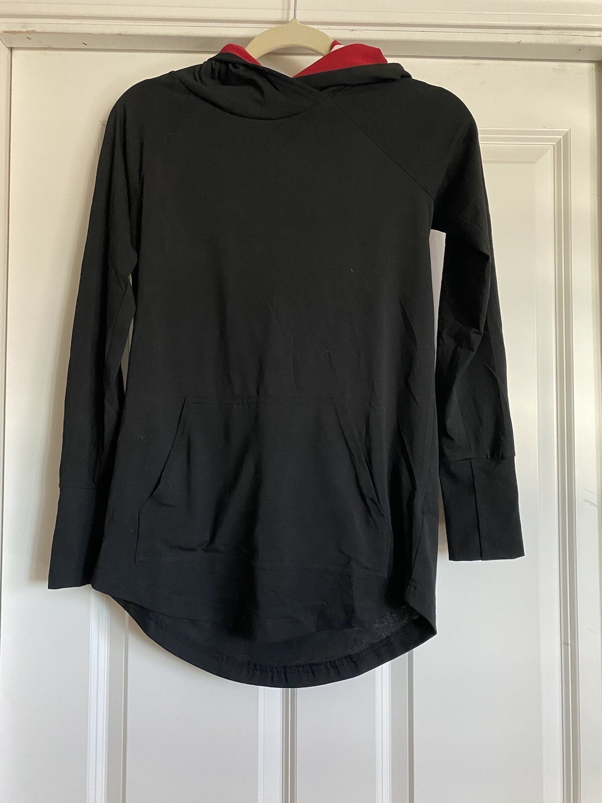 Lularoe Extra Small XS Solid Black  Red White Sta… - image 1