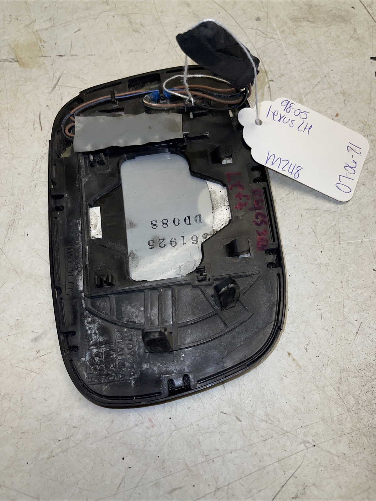 9805 Lexus GS300 ES330 ES300 GS430 Left LH Side Mirror Glass Auto Dim