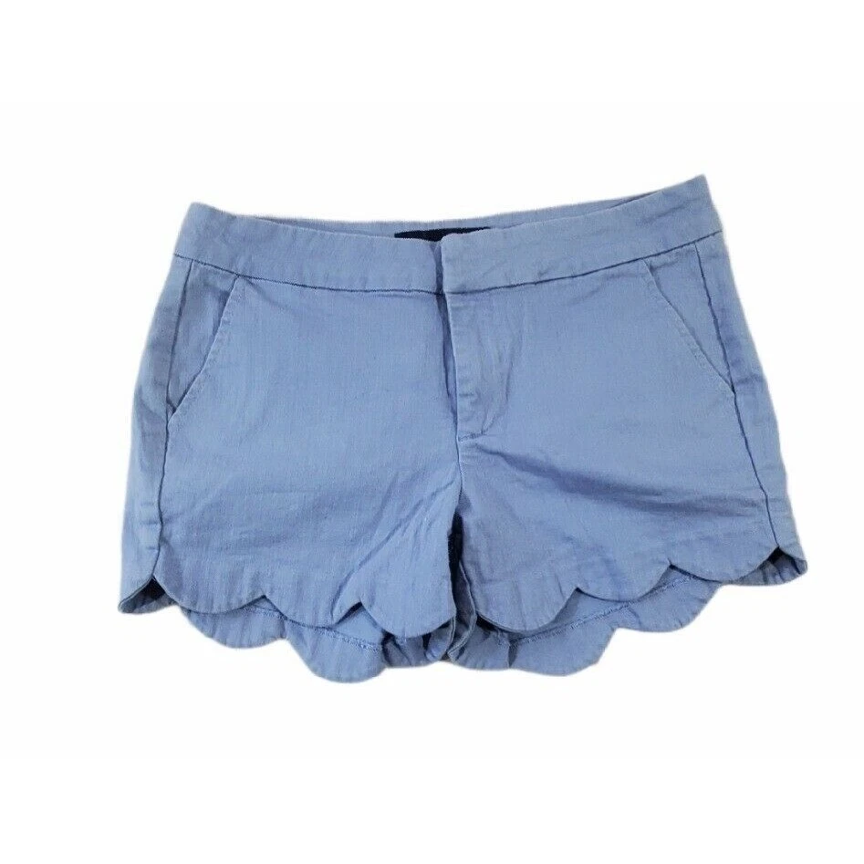 Blue scalloped best sale shorts