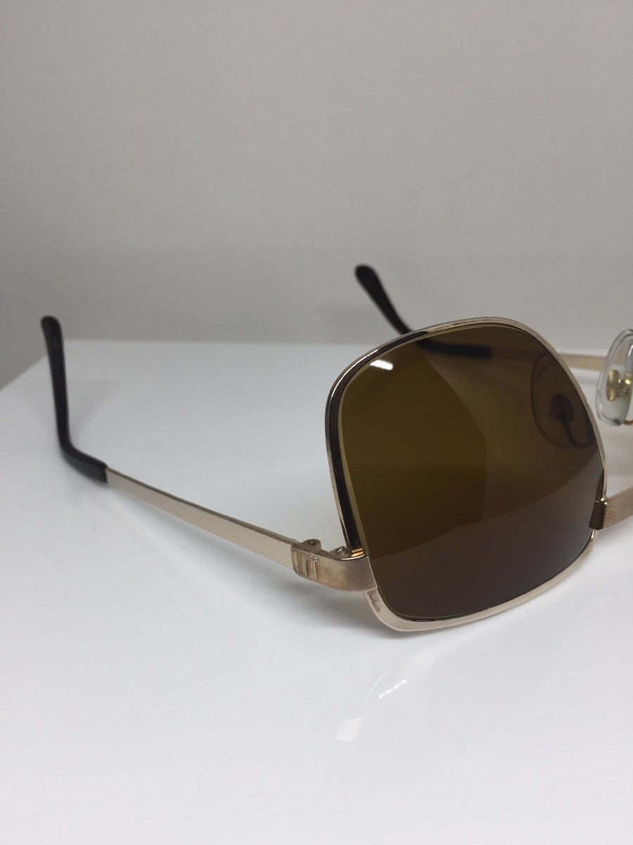 New Vintage Dunhill 6021 Sunglasses C. 40 Gold Size: 57-17mm Made