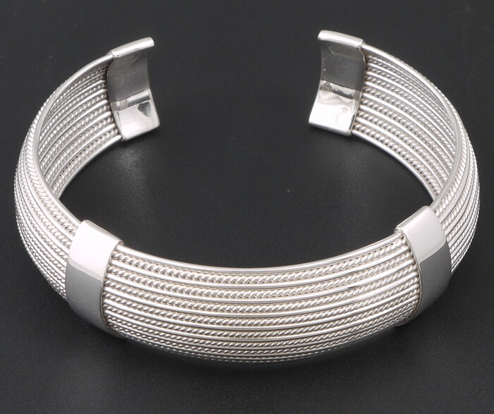 44g ELEGANT STYLISH ARTISAN 925 STERLING SOLID SILVER WOMENS
