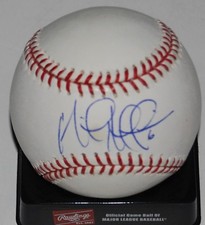 MICAH HOFFPAUIR signed OML BASEBALL (CHICAGO CUBS) Hokkaido Nippon Ham Fighters