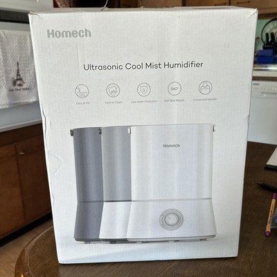 Homech Ultrasonic Cool Mist Humidifier, Model HM-AH001, Never Used