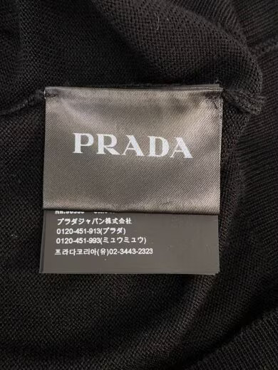 PRADA/Cardigan (Lightweight)/Size 50/--/Black/Solid/UMC484 R102 MZE thumbnail 4