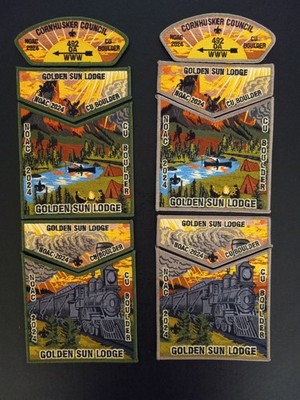 Lodge 492 Golden Sun  2024 NOAC SET COMPLETE