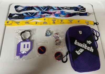 Twitch 2023 Bag With Pins And Lanyard
