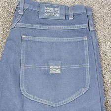 Marithe Francois Girbaud Men 36x31 Baggy Wide Leg Jeans Light Blue 90s Y2K NWOT