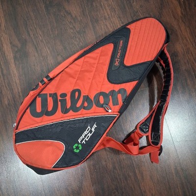 Wilson ECO Pro Tour Super Six WRZ600200RDBK Tennis Racquet Bag Pre-owned