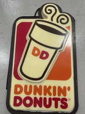 OG Dunkin Donuts Sign (Face Only) L-23in H-38.5in W-2in 