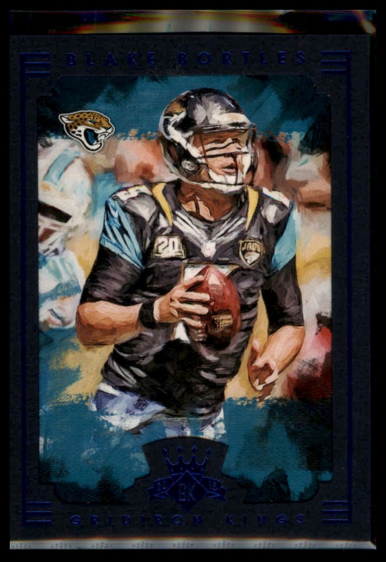 2015 Panini Gridiron Kings #93 Blake Bortles Blue Framed