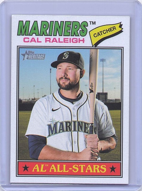 2026 Topps Heritage #269 Cal Raleigh - Seattle Mariners