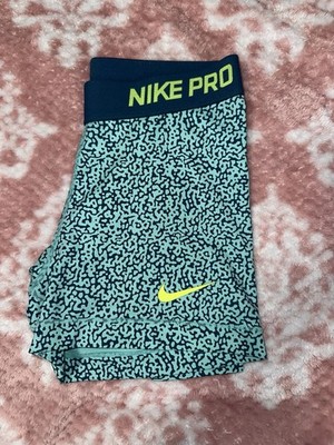 Nike Pro Dri-FIT Women s Compression Shorts Abstract Blue/Black   S