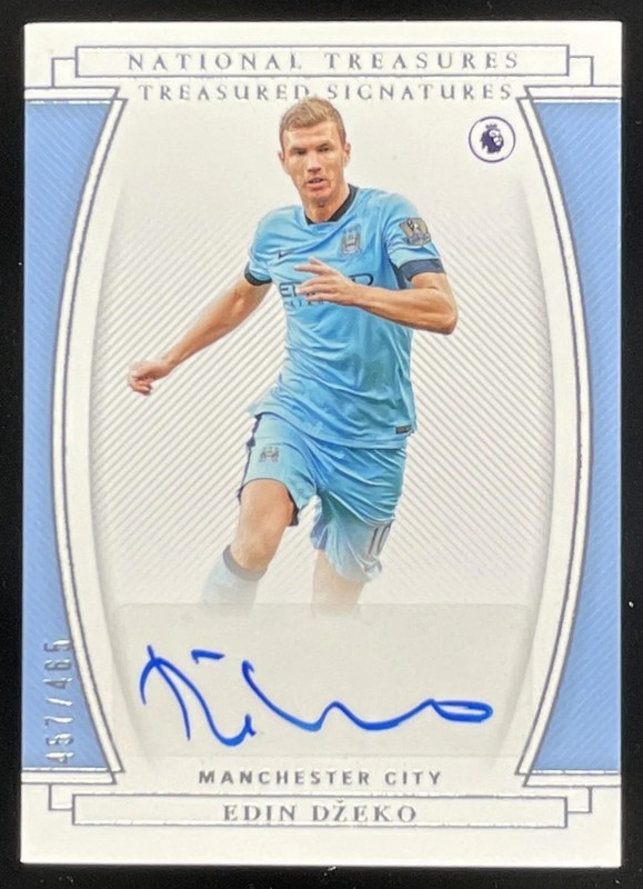 2020-21 Chronicles National Treasures Treasured #TS-ED Edin Dzeko Auto /465