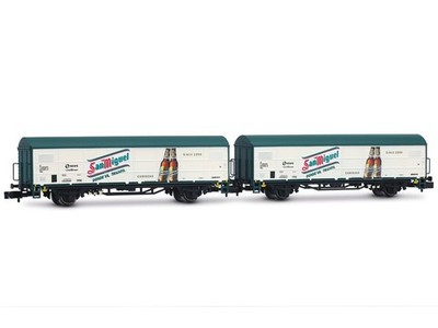 Arnold HN6704 - Güterwagen Set JPD-Wagen San Miguel RENFE Ep.V 2-teilig - Spur N