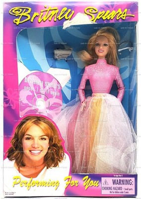 Britney Spears Performing For You Doll w/ CD 2000 PlayAlong #90000