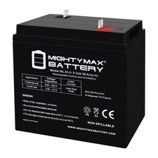 Mighty Max 6V 36Ah AGM NB Terminal Battery Compatible With SigmasTek DJW6-42