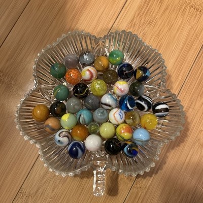 Mixed Lot of 40 Vintage Collectable Marbles - #9