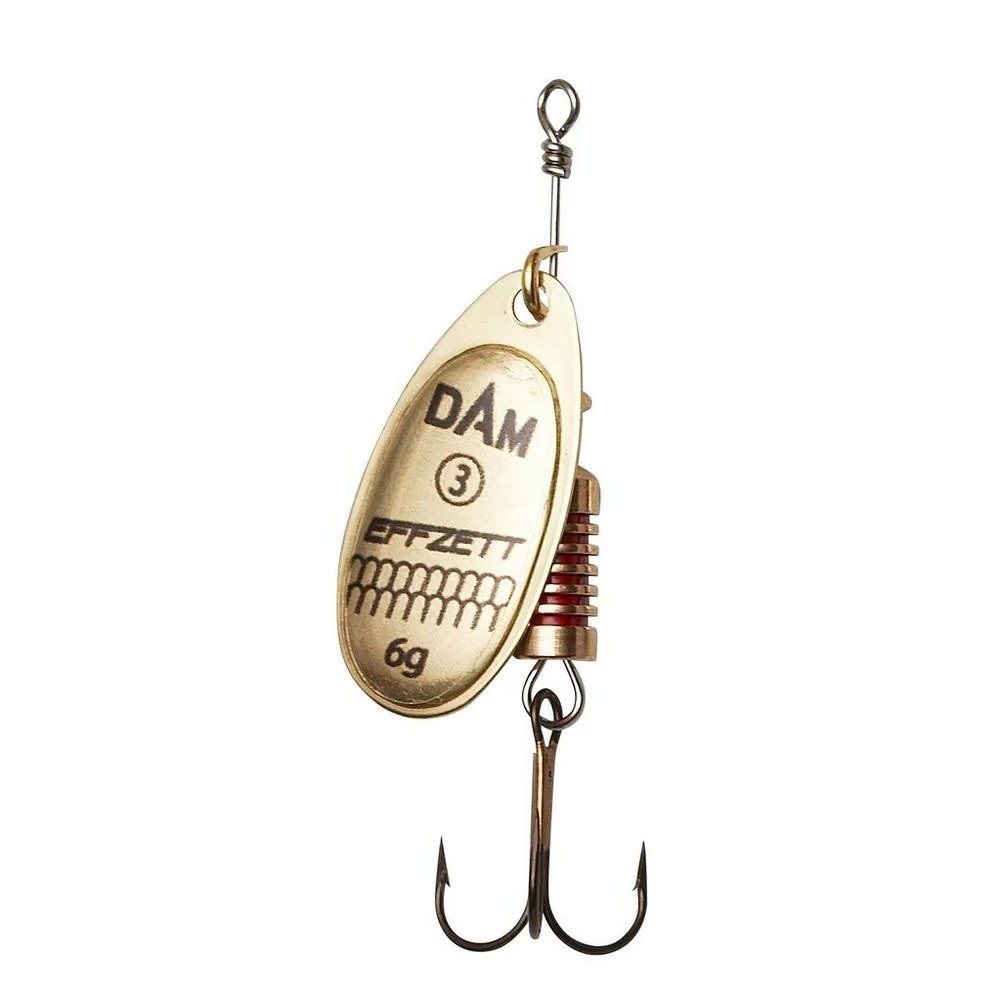 Блесна DAM Effzett FZ Standard Gr. 1 - 5 Золотая Кунсткедер