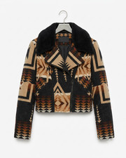 Beth Dutton Dutton Ranch Aztec Wool Aviator J...