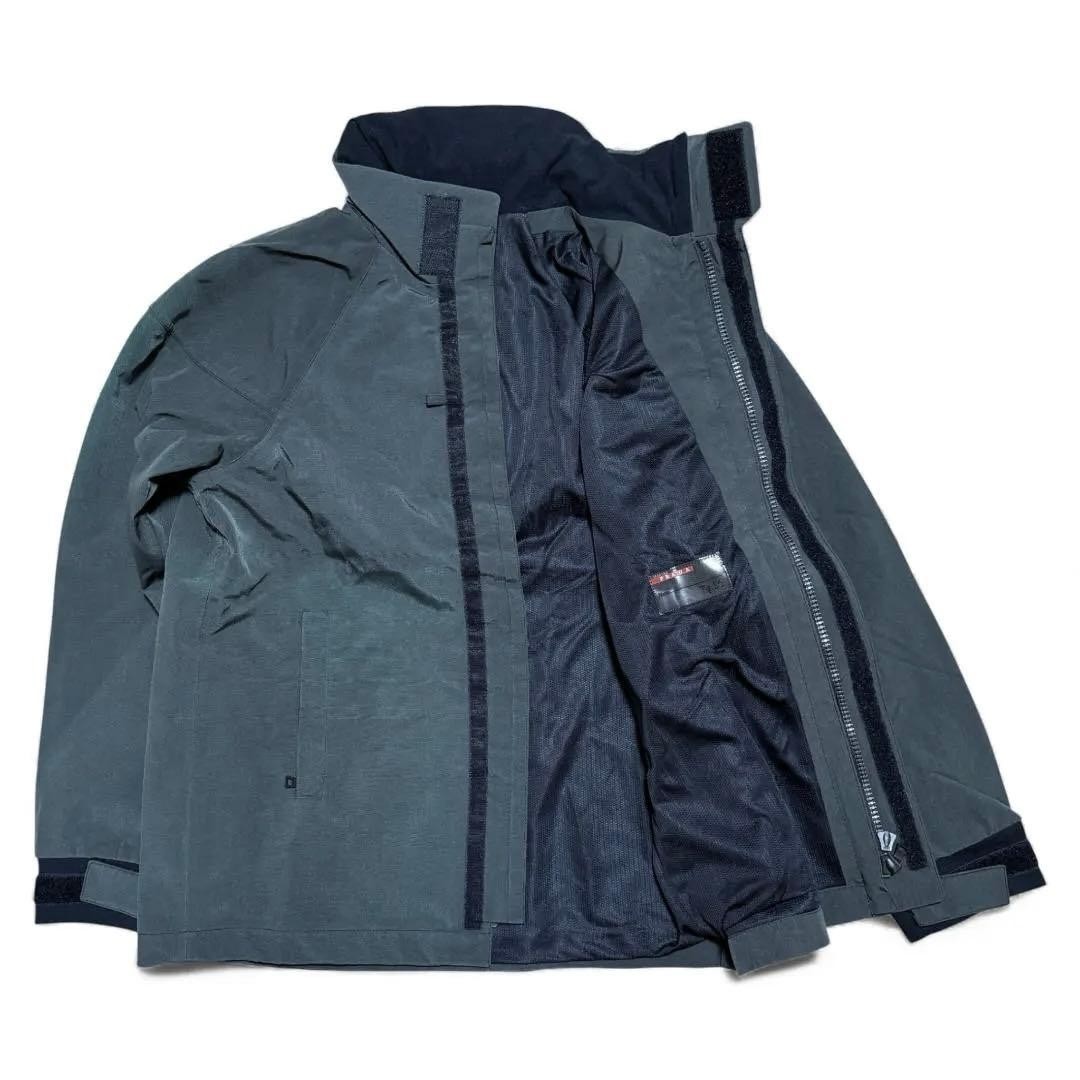 PRADA Sport SGV198 Nylon Jacket 1999 Vintage Luna Rossa Green Size 50 XL In hand thumbnail 2
