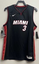 Nike Miami Heat Dwyane Wade Icon Swingman Jersey Boys Youth Size 18/20 XL New