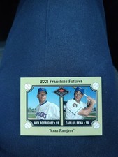 2001 Fleer Platinum - Franchise Futures Alex Rodriguez, Carlos Pena #480