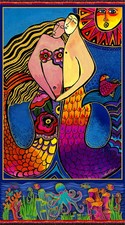 Oceania by Laurel Burch Collection Your Choice 24x44 Panel or Fabric BTY