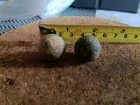 2 Civil War Confederate Marble Shrapnel Balls Vicksburg