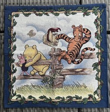 Winnie the Pooh Tigger tapestry Grand day 27x27 Vintage Crown Crafts NO ROD READ