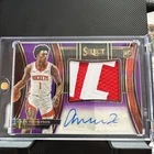 2023-24 Panini Select Rookie Jersey Auto Amen Thompson #RJ-AMN Purple Prizm /15