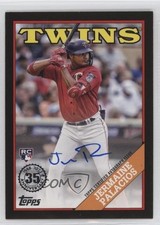 2023 Series 2 1988 Topps Baseball Black 116/199 Jermaine Palacios Auto 0tb9