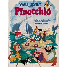 PINOCCHIO Movie Poster  - 15x21 in. - 1940/R1970 - Disney, Mel Blanc