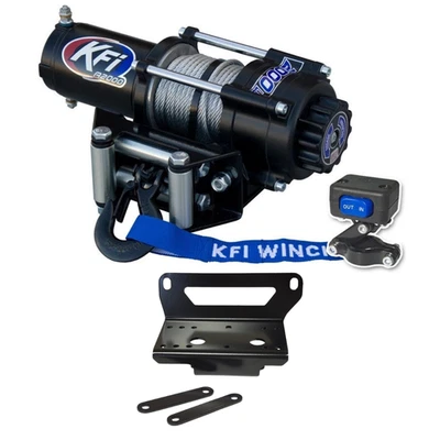 KFI UTV 2000lbs Winch & Mount 100940 Kit ALL John Deere Gator RSX 860M - Image 1 of 4