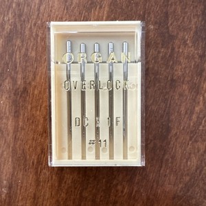 New Sealed Organ Overlock Needles DC X 1F #11 Pkg Of 5