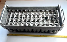 Popsicle Vintage 1920s-60s Mold 24 Count Stick Clamp Galvanized/Stainless Steel