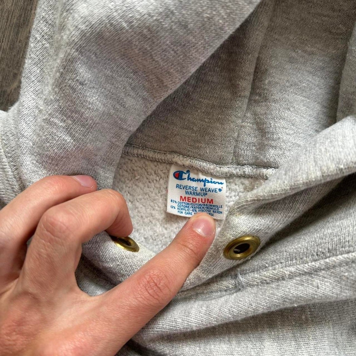 Rare Vintage 80s Champion Reverse Weave USAFA Air Force Hoodie