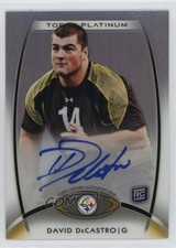 2012 Topps Platinum Rookie Refractor Auto David DeCastro #160 Auto 11kh
