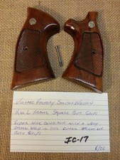 Vintage Factory Smith Wesson Square Butt K Frame Revolver Grips Very Nice