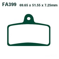 Bremsbelag BremsbeläGe EBC FA399 Vorne FüR Derbi GPR 50 Racing Bj. 2010-2012
